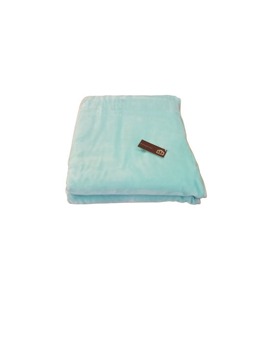 Manterol Casa Polo Color Κουβέρτα Ισπανίας Βελουτέ Ημίδιπλη 180x240εκ.