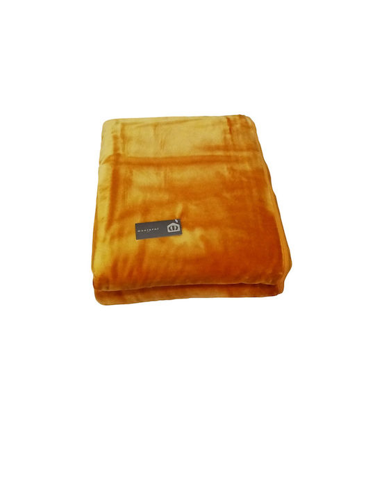 Manterol Casa Polo Color Κουβέρτα Ισπανίας Βελουτέ Ημίδιπλη 180x240εκ.