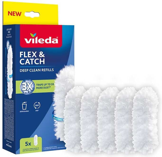 Vileda Flex&catch Broom Spare Part 5 Pieces 177664