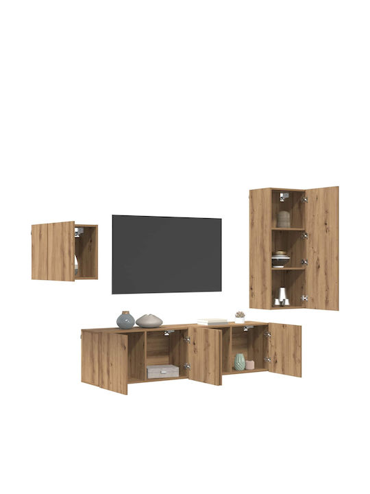 Животно помещение ТВ единица Дъб Artisan Д40.5xШ30xВ40бр