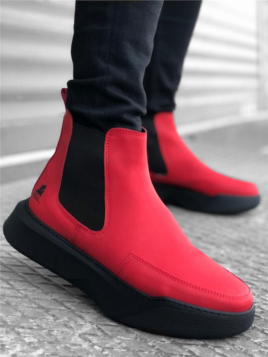 Rot Herrenstiefel