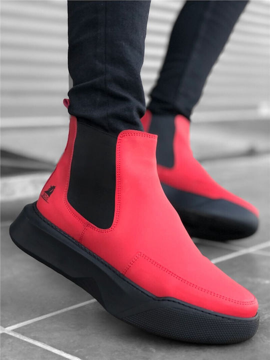 Rot Herrenstiefel
