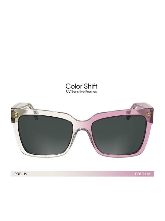 Calvin Klein Women's Sunglasses with Transparent Plastic Frame