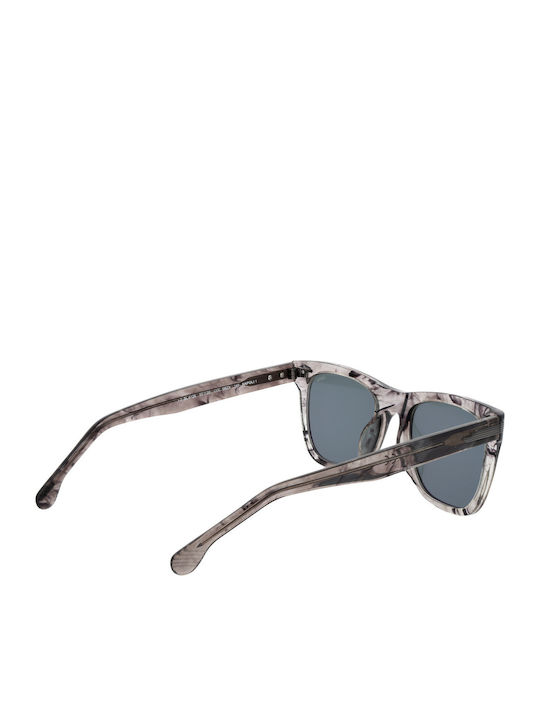 Lozza Men's Sunglasses with Gray Plastic Frame and Gray Lens SL4128M 6BZX