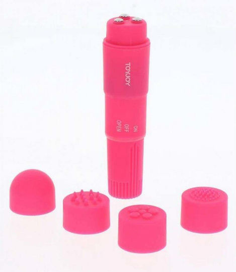 ToyJoy Funky Massager Clitoral Vibrator Вибратор Масаж 10см светло розово