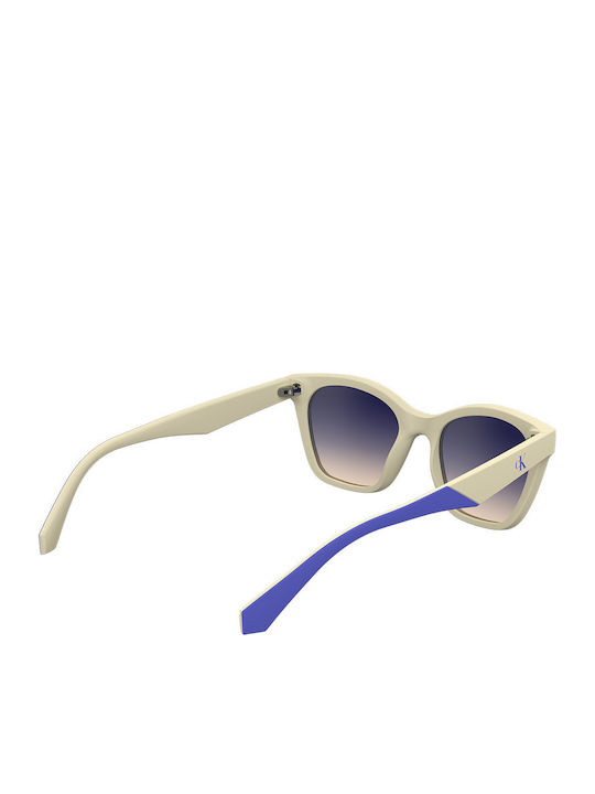 Calvin Klein Παιδικά Γυαλιά Ηλίου Μπεζ CKJ24303S 100