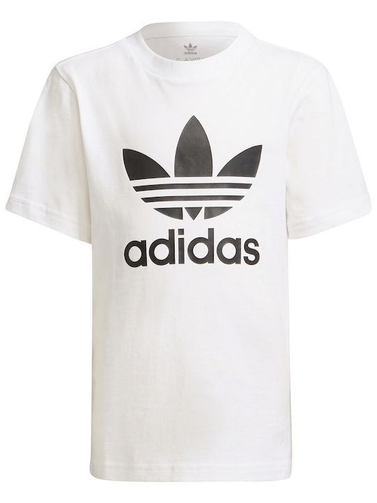 adidas Set Pentru Copii Cu Pantaloni Scurți Alb 2 Bucăți