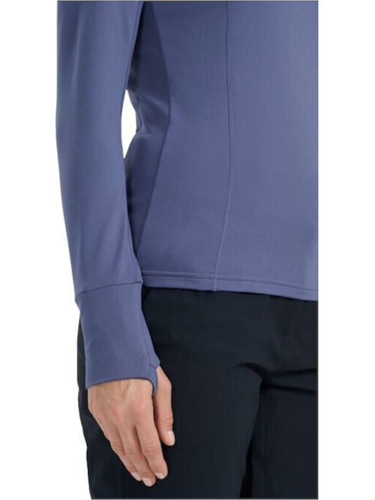 4F F098 Bluza termica pentru femei cu maneci scurte Compresie Albastru