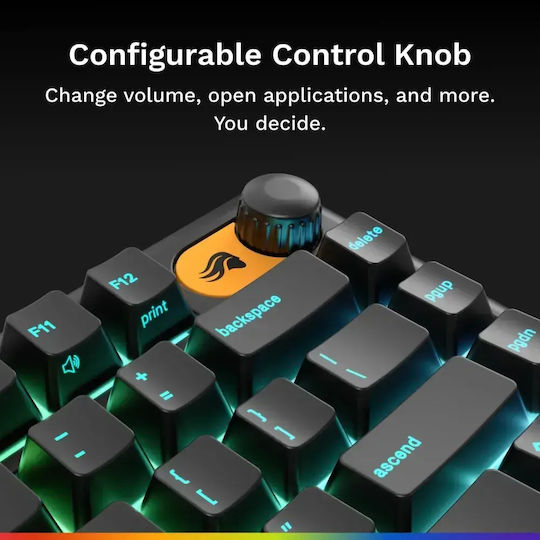 Glorious GMBK Gaming Keyboard 75% with RGB lighting (English US)