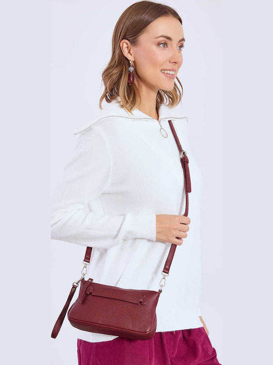 Geantă Dama Cu Mâner Integrat Burgundy