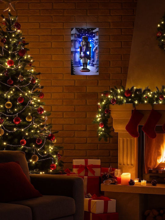 Wooden Illuminated 3D Nutcracker