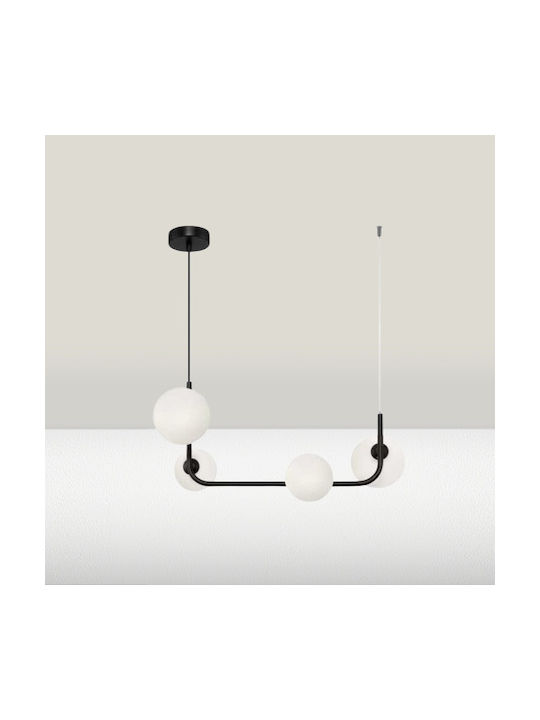 Lampa Lustră Negru