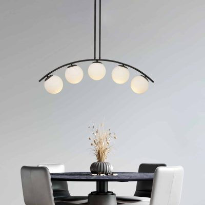 Lightplanet Κρεμαστό Φωτιστικό Μαύρο για 5 Λαμπτήρες E27