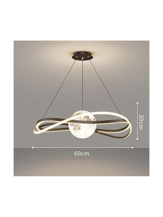 Lightplanet Pendant Light Black LED with Natural White Light