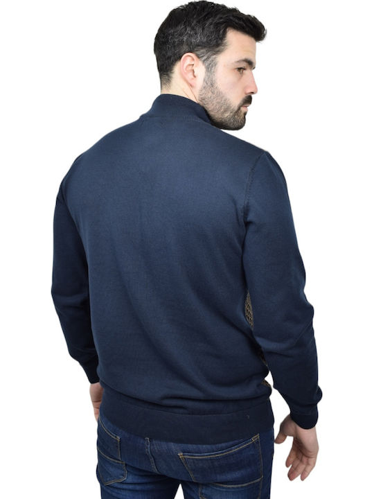 Langarm-Pullover Marineblau