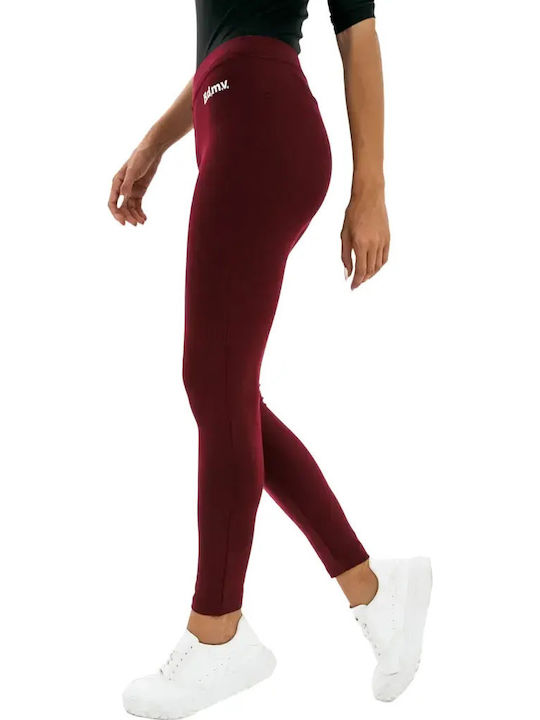 Women's Long Training Legging Bordeaux