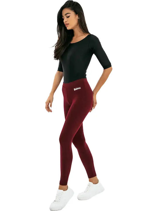 Women's Long Training Legging Bordeaux