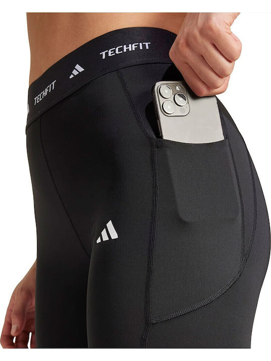 Stash Pocket Full-Length Training Women's Long Firming High Waist Leggings Black
