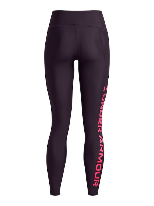 Branded Women's Long Training Legging Purple