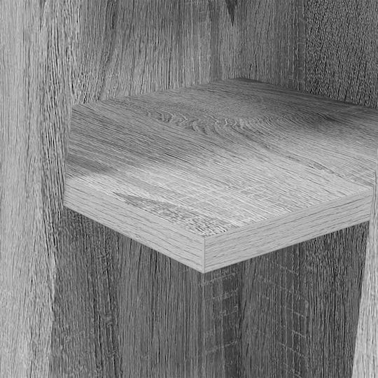 Wooden Office Cabinet Oak 27.5x27x102cm Wooden Office Cabinet Oak 27.5x27x102cm