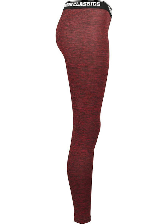 Women's Long Training Legging Burgundy