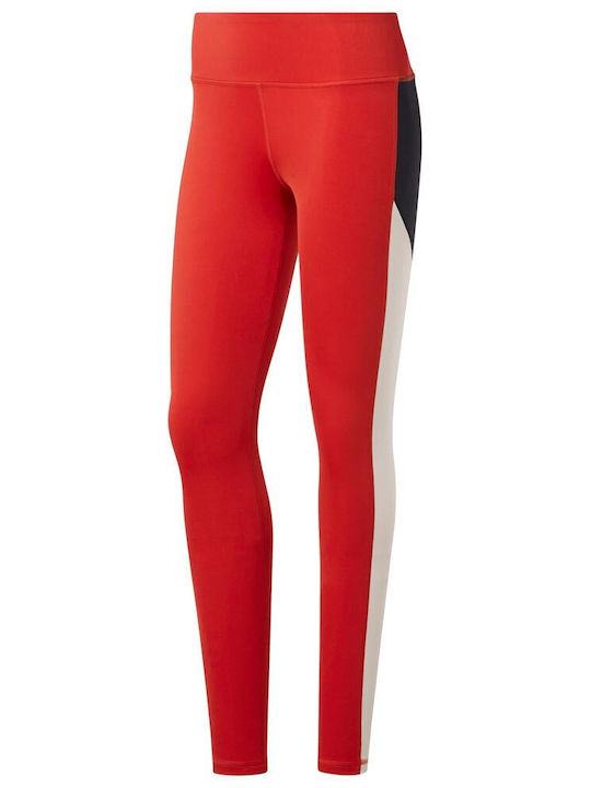 Workout Ready Logo Women's Long Training Legging Red
