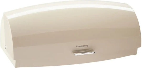 Klausberg Bread Box with Lid Inox Gray 45x28.5x17cm