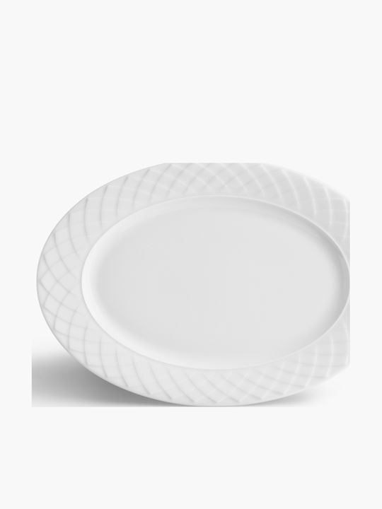 Ionia Willow White Porcelain Dinnerware Set 20pcs