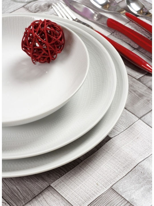 Cryspo Trio White Dream White Porcelain Dinnerware Set 25.462.40 20pcs