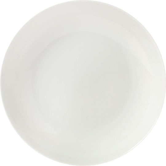 Cryspo Trio Silk Pure White Porcelain Dinnerware Set 20pcs
