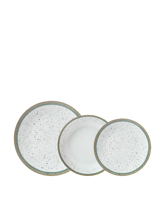 Cryspo Trio Suomi White Porcelain Dinnerware Set 25.175.40 20pcs