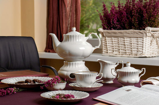Cryspo Trio Ivona Platin Porcelain Dinnerware Set 20pcs