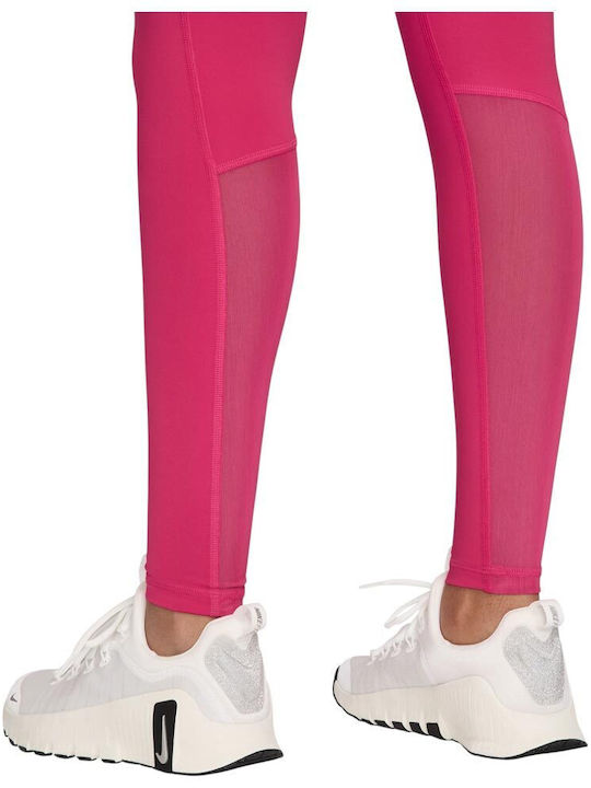 Dri-Fit Mid-rise Schulung Frauen Lang Leggings Rush Pink / White