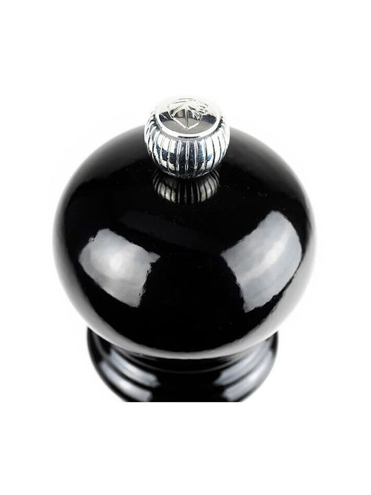 Peugeot Paris Manual Wooden Pepper Mill 18cm Beech Wood Black Lackered