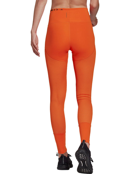 adidas Karlie Kloss Mesh Training Leggings Orange
