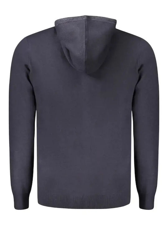 Sweatshirt with Hood Navy Blue