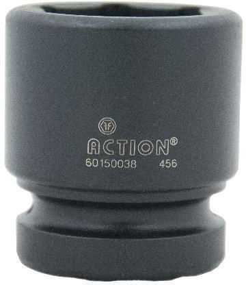 Action Socket Pneumatic Hex with Square Drive 3/4" Diameter 3/4"