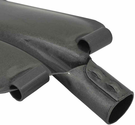 vidaXL Sandschaufel Kopf Silber 33 x 21 cm Stahl Pulverbeschichtung