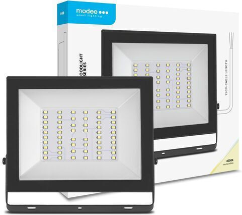 Modee Lighting Waterproof LED Floodlight 50W Natural White 4000K IP65