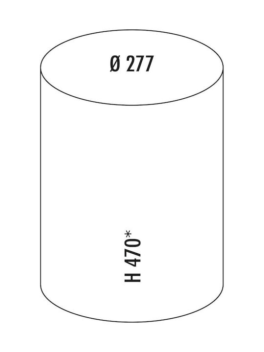 Wesco Κάδος Απορριμμάτων Πλαστικός Γκρι 13lt