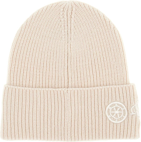 Beanie Beanie Knitted in Beige color