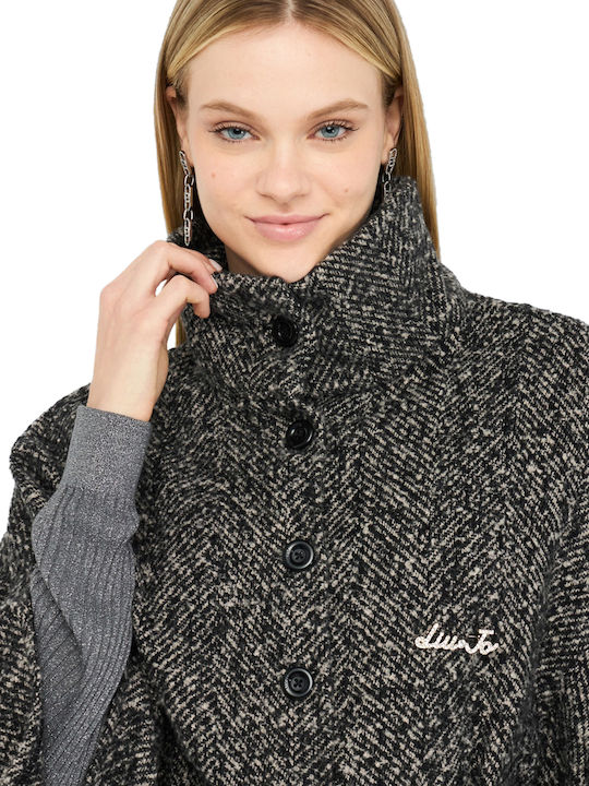 Women's Poncho Black
