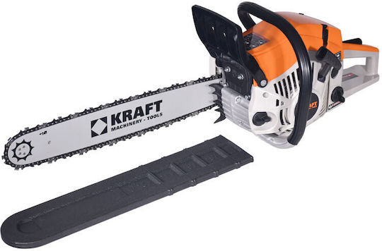 Kraft Gasoline Chainsaw 6.9kg with Blade Carving Blade 50cm