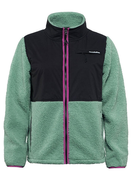 Women's Sweatshirt Jacket Iceberg Green