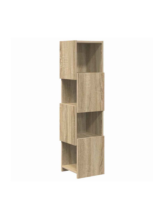 Дървен Бюро Шкаф Бял 25.5x25x102см