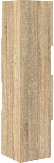 vidaXL Office Storage Cabinet Wooden White 25.5x25x102cm