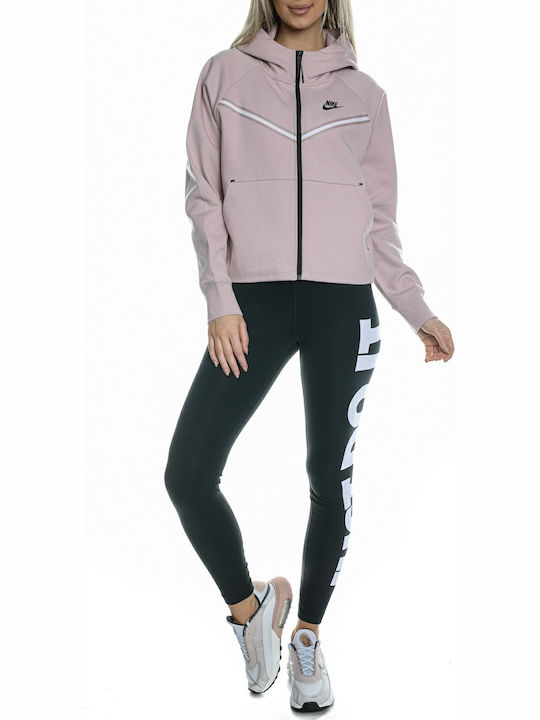 Sportswear Essential Running Γυναικείο Μακρύ Κολάν Ψηλόμεσο Μαύρο