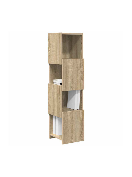 Дървен Бюро Шкаф Бял 25.5x25x102см