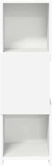 Büroaufbewahrungsschublade und -schrank Holzweiß 30,5x30x95cm