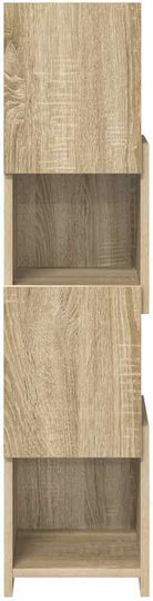 vidaXL Office Storage Cabinet Wooden White 25.5x25x102cm